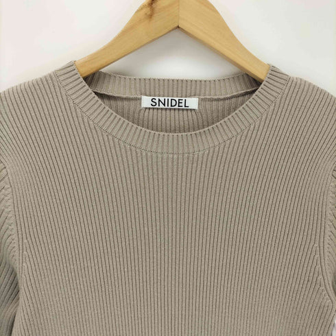 スナイデル snidel ニットxチュールコンビワンピース レディース ONE SIZE