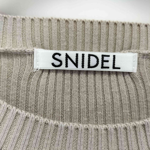 スナイデル snidel ニットxチュールコンビワンピース レディース ONE SIZE