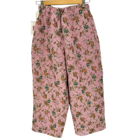 MUSUBORE 花柄 ジャガード ゴブラン ワイドパンツ レディース JPN:0