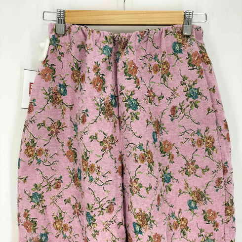 MUSUBORE 花柄 ジャガード ゴブラン ワイドパンツ レディース JPN:0