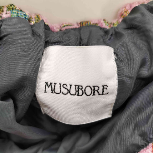 MUSUBORE 花柄 ジャガード ゴブラン ワイドパンツ レディース JPN:0