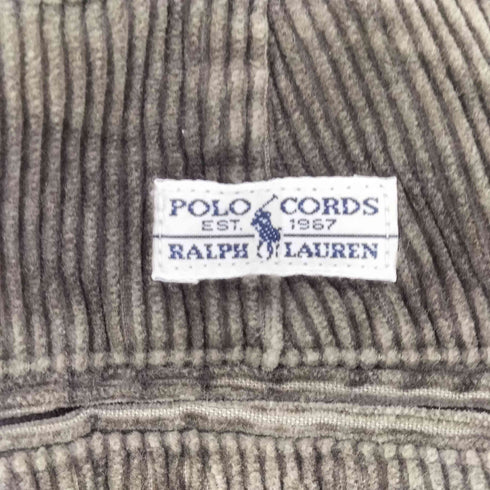 ポロラルフローレン POLO RALPH LAUREN POLO CORDS ポロコーズ 太畝 2タック コーデュロイパンツ メンズ W35