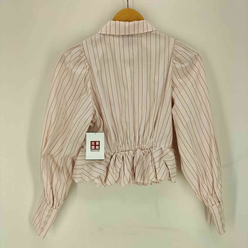 monepine peplum balloon shirt ペプラムバルーンシャツ レディース JPN:1