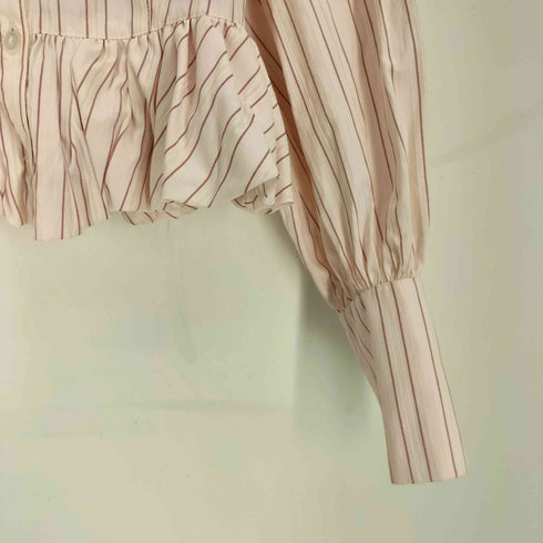 monepine peplum balloon shirt ペプラムバルーンシャツ レディース JPN:1