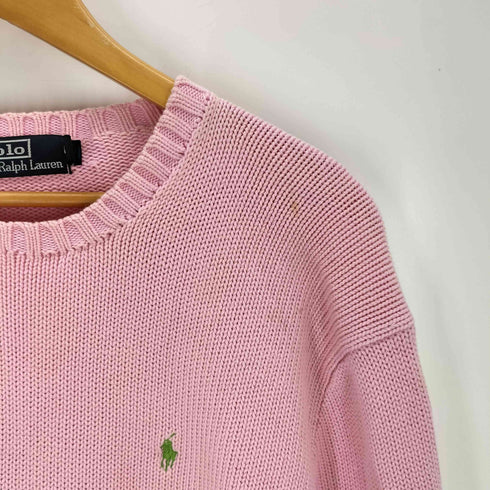 ポロバイラルフローレン Polo by RALPH LAUREN スモールポニー 刺繍 コットン ニット メンズ XXL