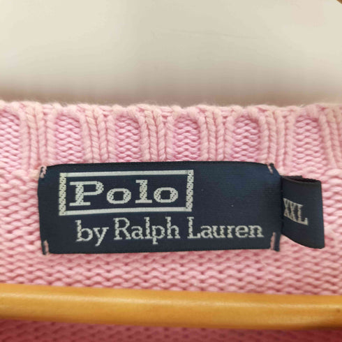 ポロバイラルフローレン Polo by RALPH LAUREN スモールポニー 刺繍 コットン ニット メンズ XXL