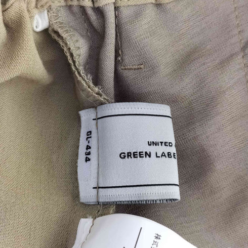 ユナイテッドアローズグリーンレーベルリラクシング UNITED ARROWS green label relaxing 26SS ボイル 2タック イージー ワイドパンツ レディース JPN:38