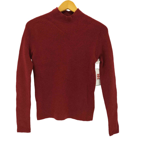 カシミヤ100 モックネック ニット レディース import:S
