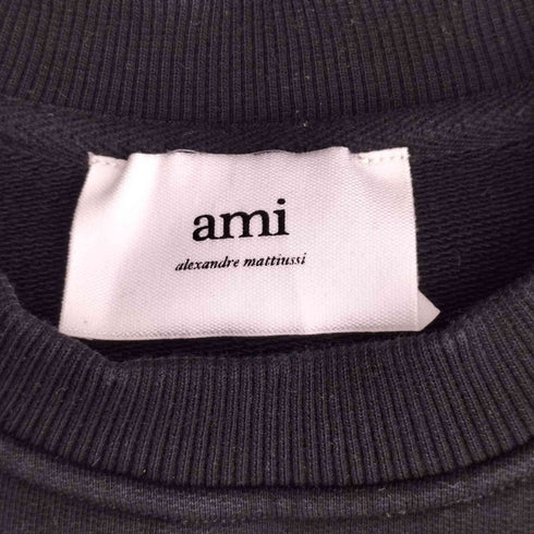 アミアレクサンドルマテュッシ AMI ALEXANDRE MATTIUSSI AMI DE COEUR アミ ドゥ クール 長袖 ロゴ刺繍 スウェット レディース