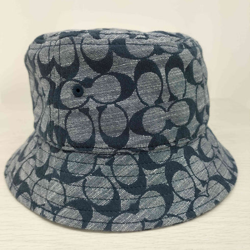 コーチ COACH シグネチャー シャンブレー バケットハット レディース S/XS