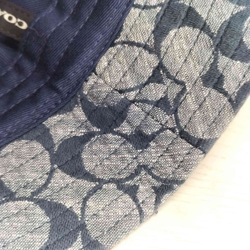 コーチ COACH シグネチャー シャンブレー バケットハット レディース S/XS