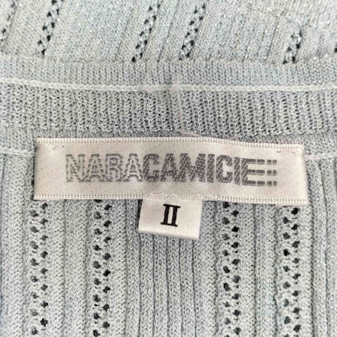 ナラカミーチェ NARACAMICIE レーヨン混 ラメ カーディガン レディース JPN:2