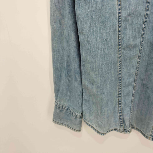 リーバイス Levis 90s JEANS FOR WOMEN スナップボタン デニム シャツ レディース import:M