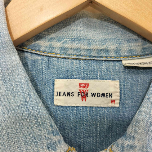 リーバイス Levis 90s JEANS FOR WOMEN スナップボタン デニム シャツ レディース import:M
