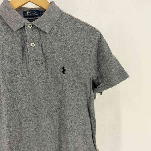 ポロラルフローレン POLO RALPH LAUREN CUSTOM SLIM FIT カスタム スリム フィット 半袖 ロゴ刺繍 ポロシャツ メンズ M
