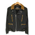 666 ORIGINAL CLOSING レオパード ストレッチコットン ライダースジャケット TYPE-B Y2K SWAG メンズ JPN:S