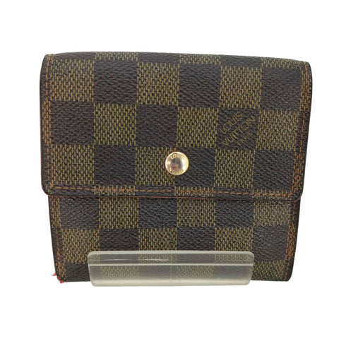 ルイヴィトン LOUIS VUITTON ポルトモネビエカルトクレディ ダミエ 三つ折り財布 レディース
