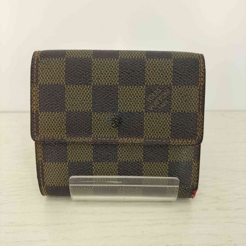 ルイヴィトン LOUIS VUITTON ポルトモネビエカルトクレディ ダミエ 三つ折り財布 レディース