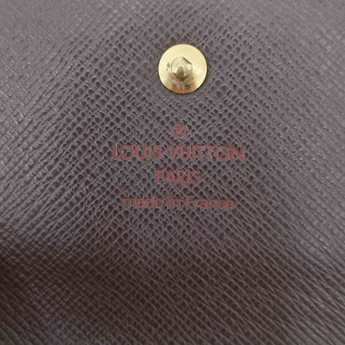 ルイヴィトン LOUIS VUITTON ポルトモネビエカルトクレディ ダミエ 三つ折り財布 レディース