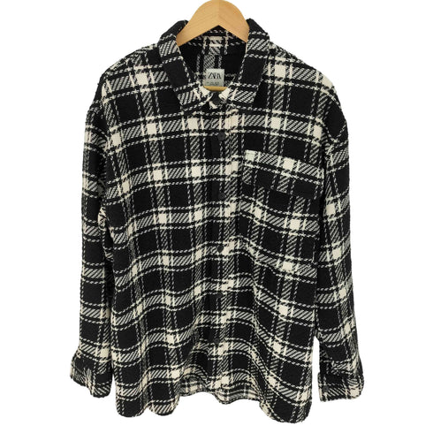 ザラ ZARA リラックスフィット オーバーサイズ シャツジャケット メンズ import:L