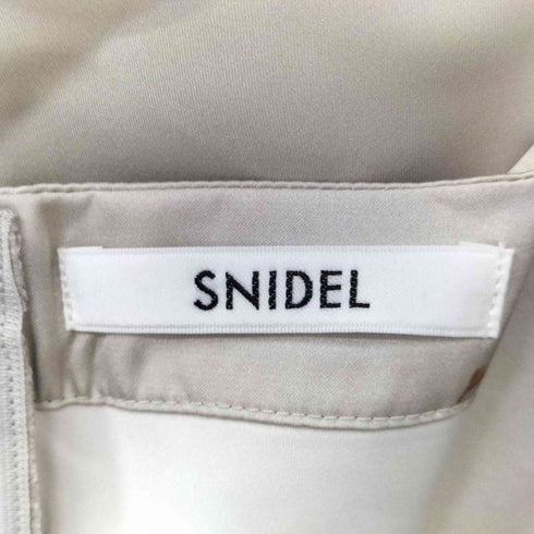 スナイデル snidel サテンティアードキャミワンピース レディース JPN:1