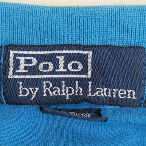ポロバイラルフローレン Polo by RALPH LAUREN 90s~00s ポニー刺繍 コットン 半袖ポロシャツ メンズ import:L