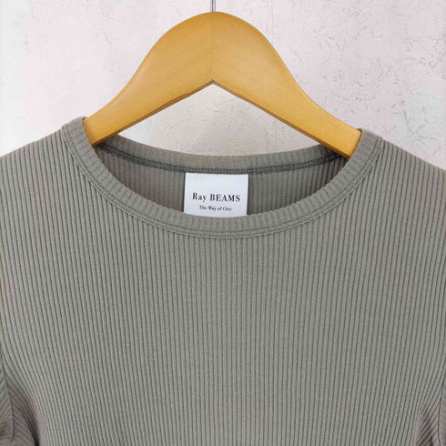 レイビームス Ray BEAMS コットンポリ クルーネック トップス レディース