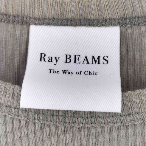 レイビームス Ray BEAMS コットンポリ クルーネック トップス レディース