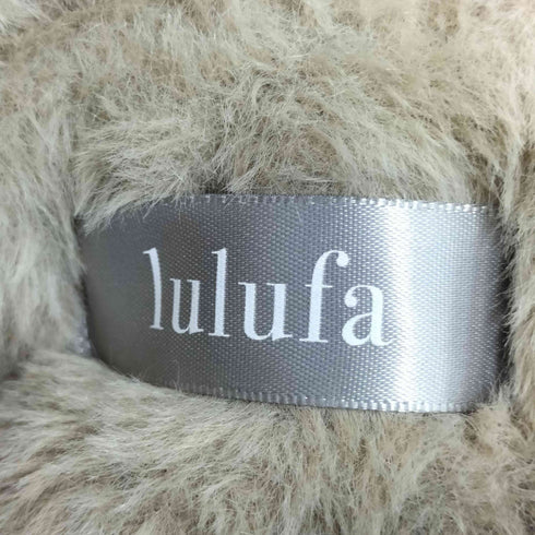 lulufa ファー付きフード ミリタリーブルゾン レディース