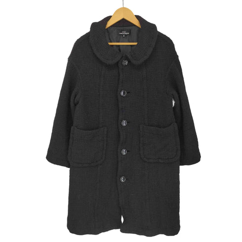 トリココムデギャルソン tricot COMME des GARCONS AD2009 ツイード 丸襟コート レディース JPN:M