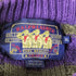 チャップスラルフローレン CHAPS RALPH LAUREN 80S USA製 兵隊タグ マルチボーダー コットン ケーブル ニット メンズ import:XL