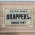 ブラッパーズ BRAPPERS レオパードパッチ ダメージ ヒゲ フレアデニム Y2K レディース W56