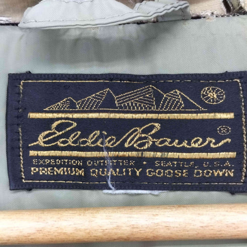 エディーバウアー Eddie Bauer フーデットダウン パーカー グースダウン talonジップ メンズ