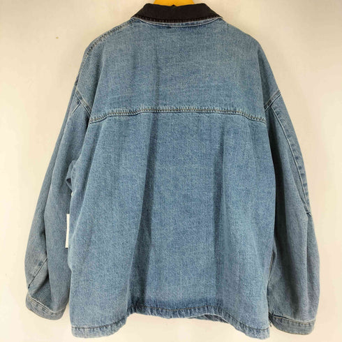 ザラ ZARA コントラストカラー デニムジャケット メンズ JPN:L