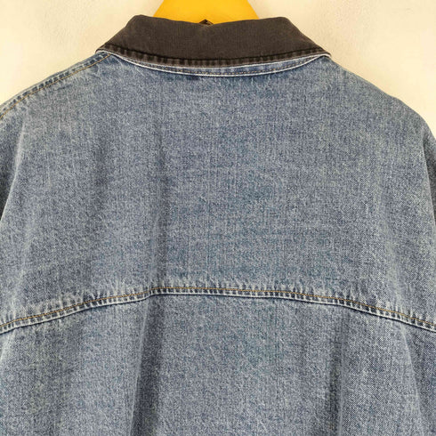 ザラ ZARA コントラストカラー デニムジャケット メンズ JPN:L
