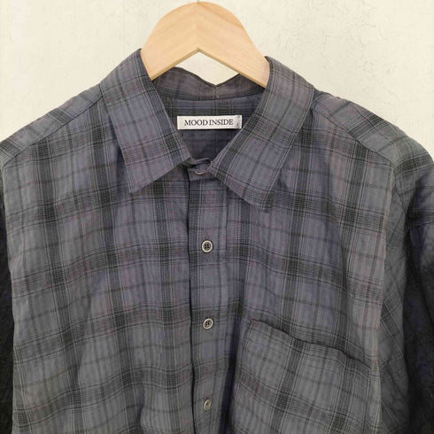 MOOD INSIDE ムードインサイド Vintage Wrinkled Check Shirt ヴィンテージ リンクル チェック シャツ メンズ 1