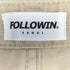 FOLLWIN ベーシックセミストレートワイドチノパン レディース JPN:L