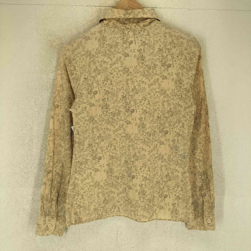 アーペーセー A.P.C. フランス製 ボタニカル柄 長袖 シャツ レディース M