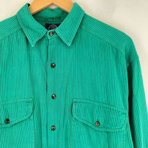 ギャップ Gap 90S コットン ストライプシャツ メンズ JPN:M