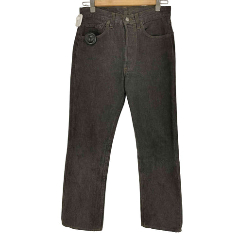 リーバイス Levis 80-90S USA製 ボタン裏653 ボールドウィン工場 先染め ブラックデニム メンズ W29
