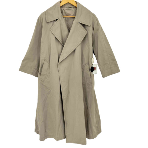 マックスマーラ MAX MARA The Cube. 白タグ ベルテッド スプリングコート レディース JPN:42