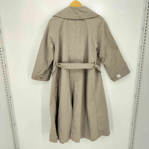マックスマーラ MAX MARA The Cube. 白タグ ベルテッド スプリングコート レディース JPN:42