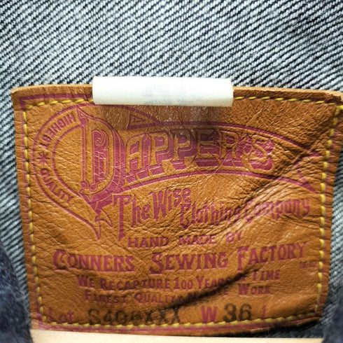 ONE PIECE OF ROCK x DAPPER'S S406XXX 1946 Second Half Conners Sewing Factory 縫製 デニム ジャケット メンズ 36