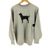 kellsport ケルスポーツ 90S USA製 The Black Dog ザ ブラック ドッグ プリント クルーネック スウェット メンズ L