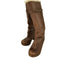 アグ UGG SAVANNAH サバンナ ボア レザー 本革 ロング ブーツ レディース US8