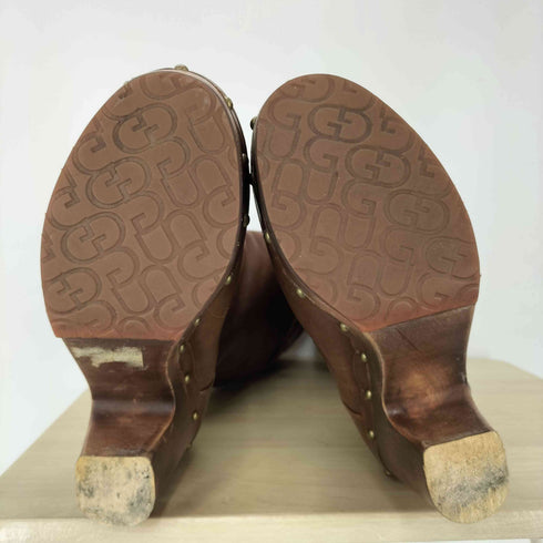 アグ UGG SAVANNAH サバンナ ボア レザー 本革 ロング ブーツ レディース US8