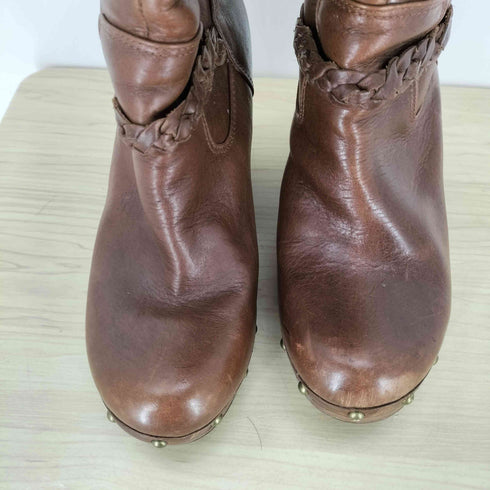 アグ UGG SAVANNAH サバンナ ボア レザー 本革 ロング ブーツ レディース US8