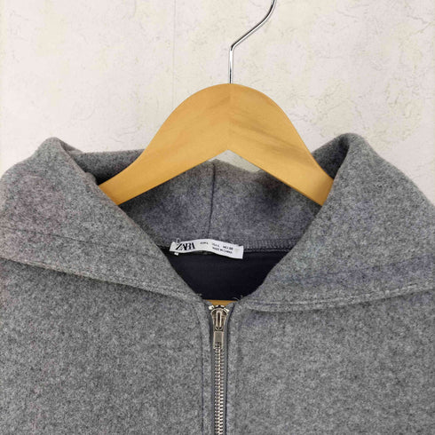 ザラ ZARA ソフトネオプレンエフェクト ボンバージャケット レディース import:L