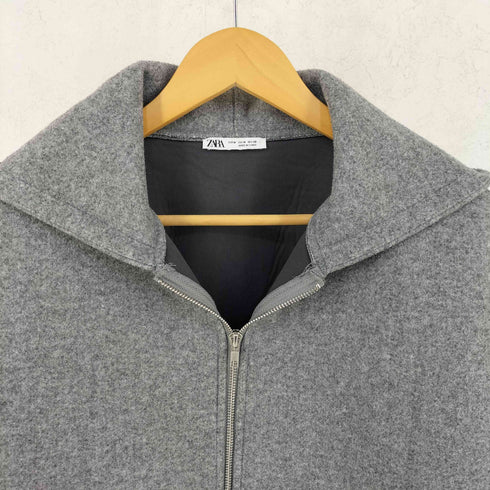 ザラ ZARA ソフトネオプレンエフェクト ボンバージャケット レディース import:M