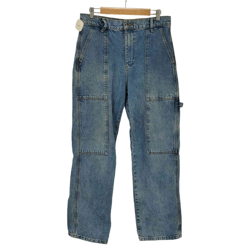ザラ ZARA ZW THE WORKER STRAIGHT ワーカーストレート デニムパンツ レディース EUR:38